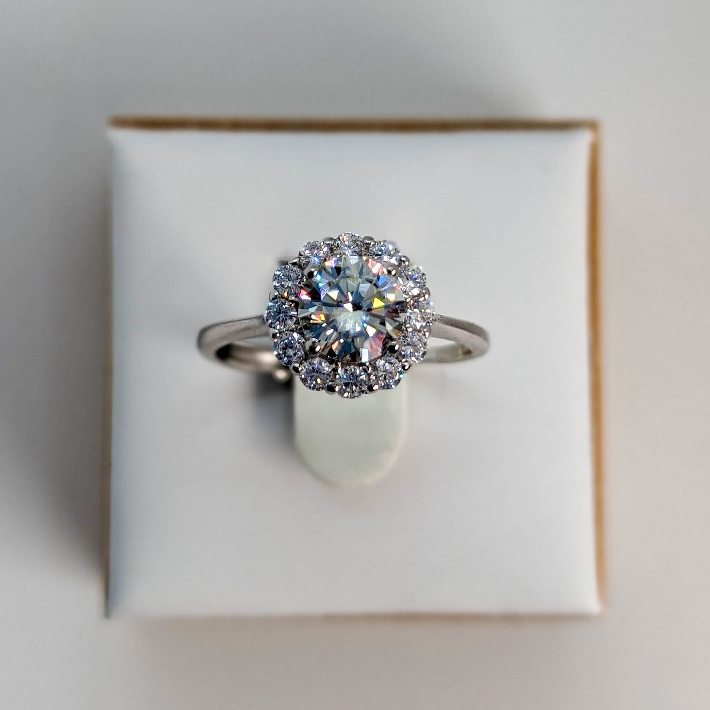 Lunar Glow Moissanite Ring