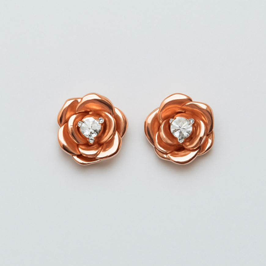 Rosé brilliance Moissanite set