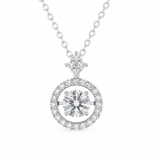 Élan Dancing Moissanite Pendant