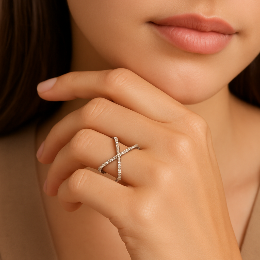 Divine Radiance X Open Ring