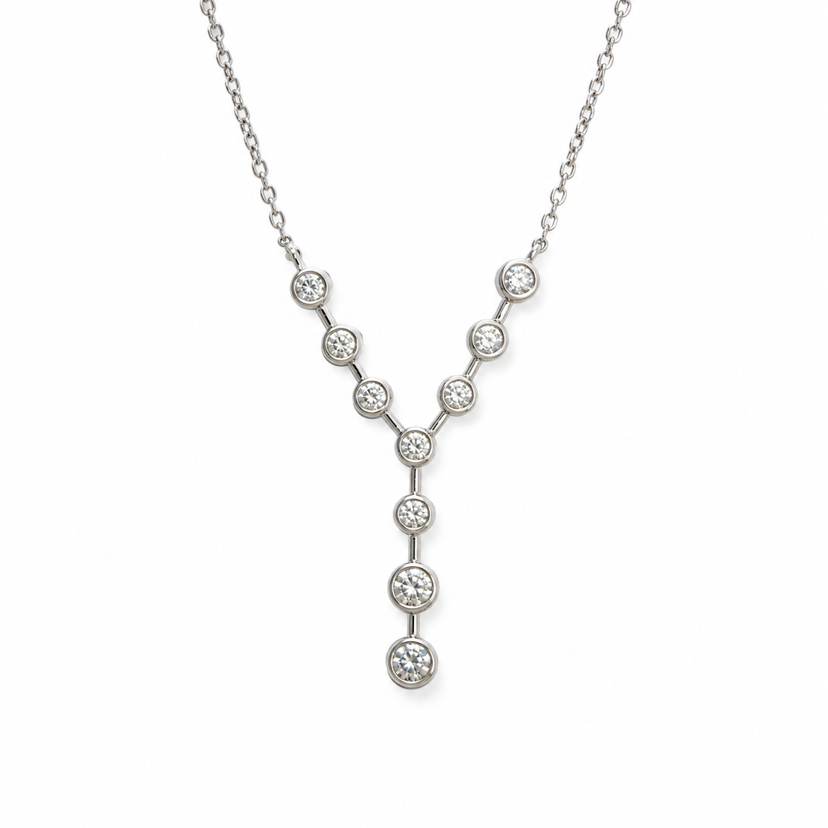 Luxe Lumière Moissanite Necklace