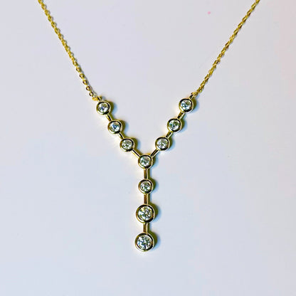 Luxe Lumière Moissanite Necklace