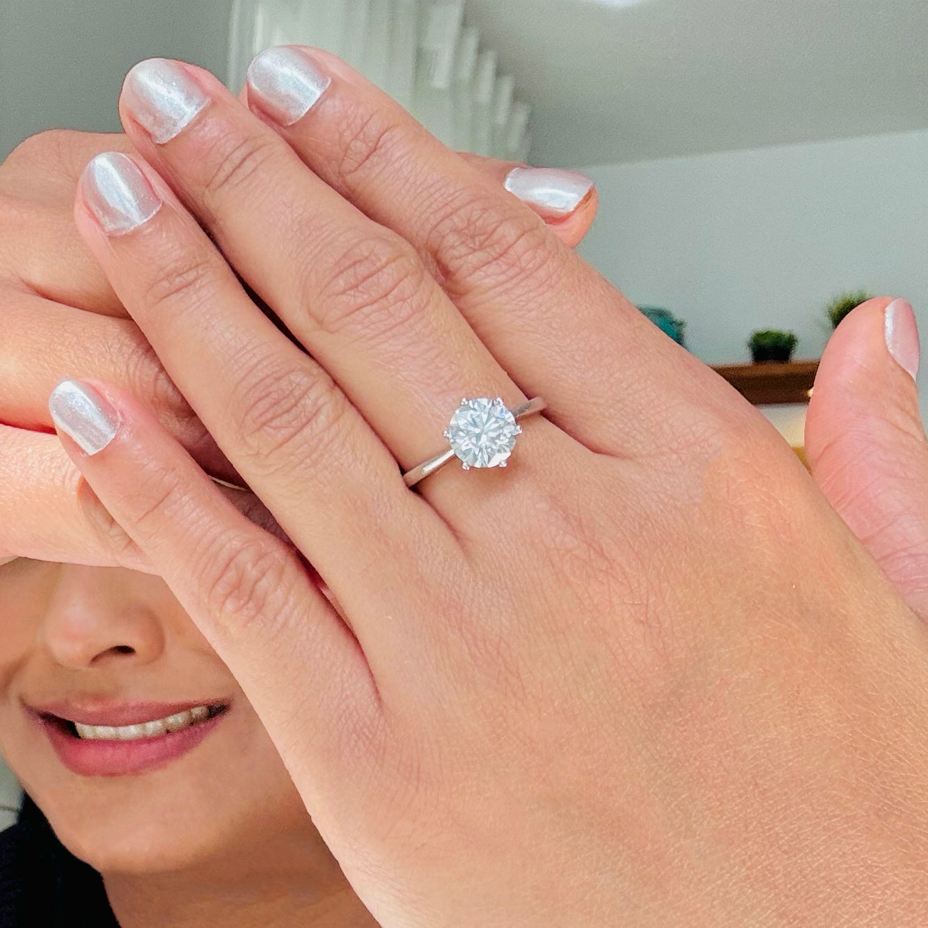 Timeless Elegance 2CT Moissanite Solitaire Ring