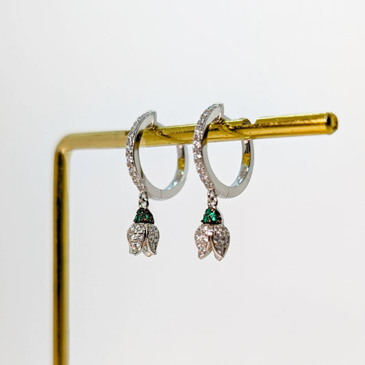 Enchanting Tulip Drop Earrings