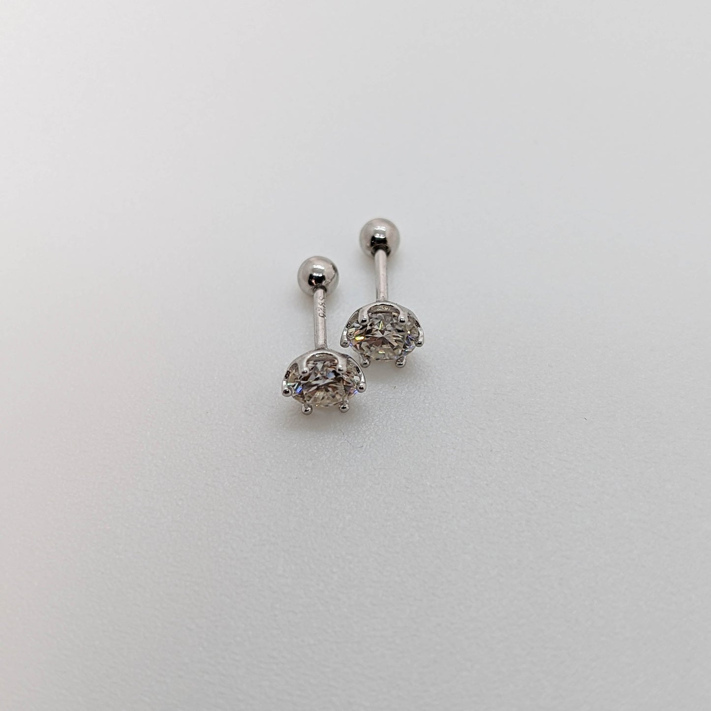 Radiant Brilliance Moissanite Stud Earrings