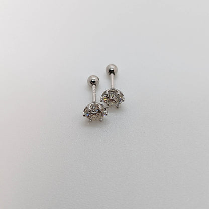 Radiant Brilliance Moissanite Stud Earrings