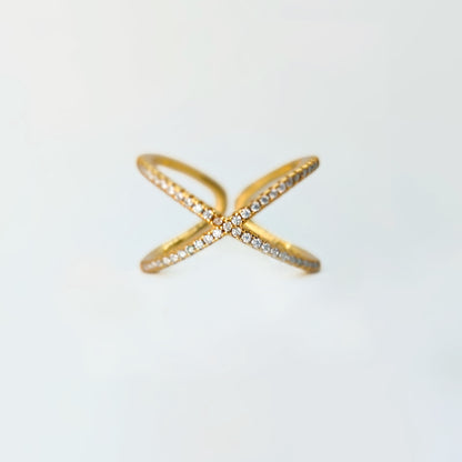 Divine Radiance X Open Ring
