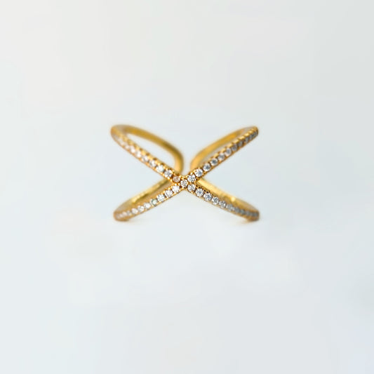 Divine Radiance X Open Ring