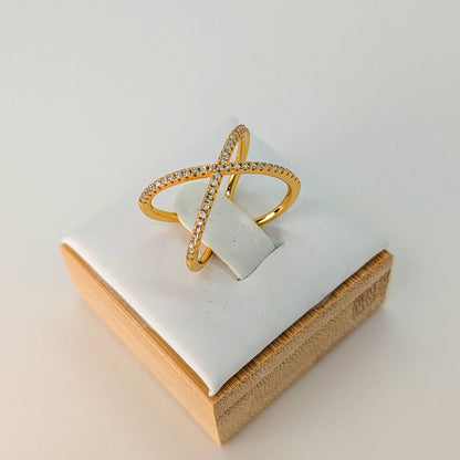 Divine Radiance X Open Ring