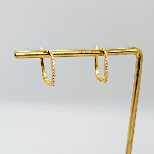 EternaGlow Mini Hoop Earrings