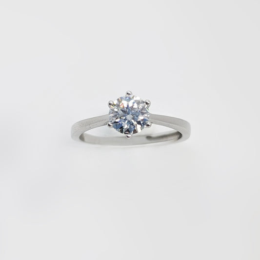 Timeless Elegance 1CT Moissanite Solitaire Ring