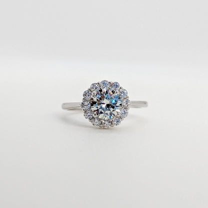 Lunar Glow Moissanite Ring