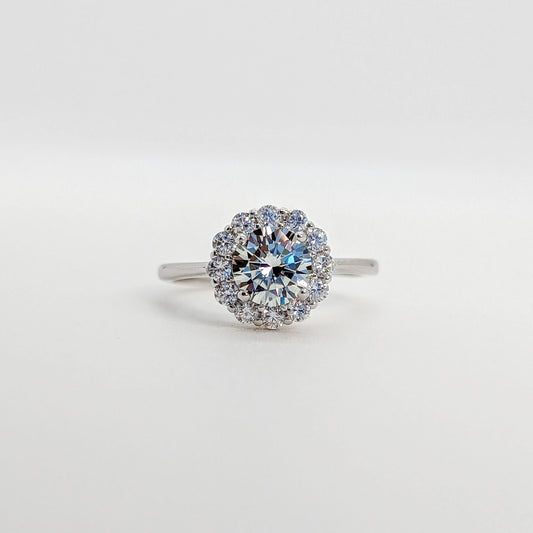 Lunar Glow Moissanite Ring