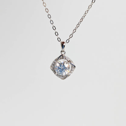 Ethereal Breeze Moissanite Windmill Pendant