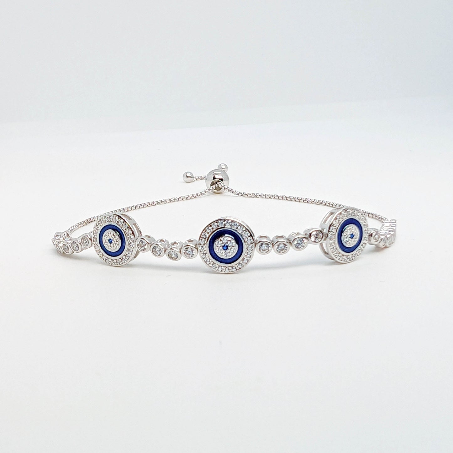 Evil Eye Silver Bracelets