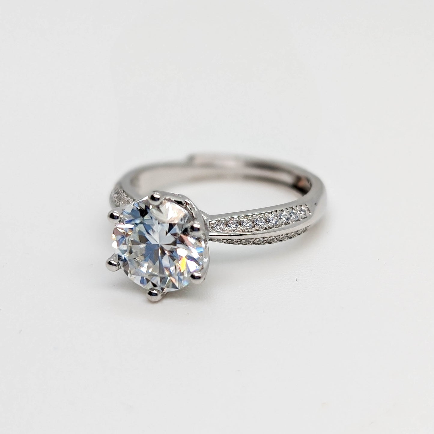 Celestial Radiance 2CT Moissanite Ring